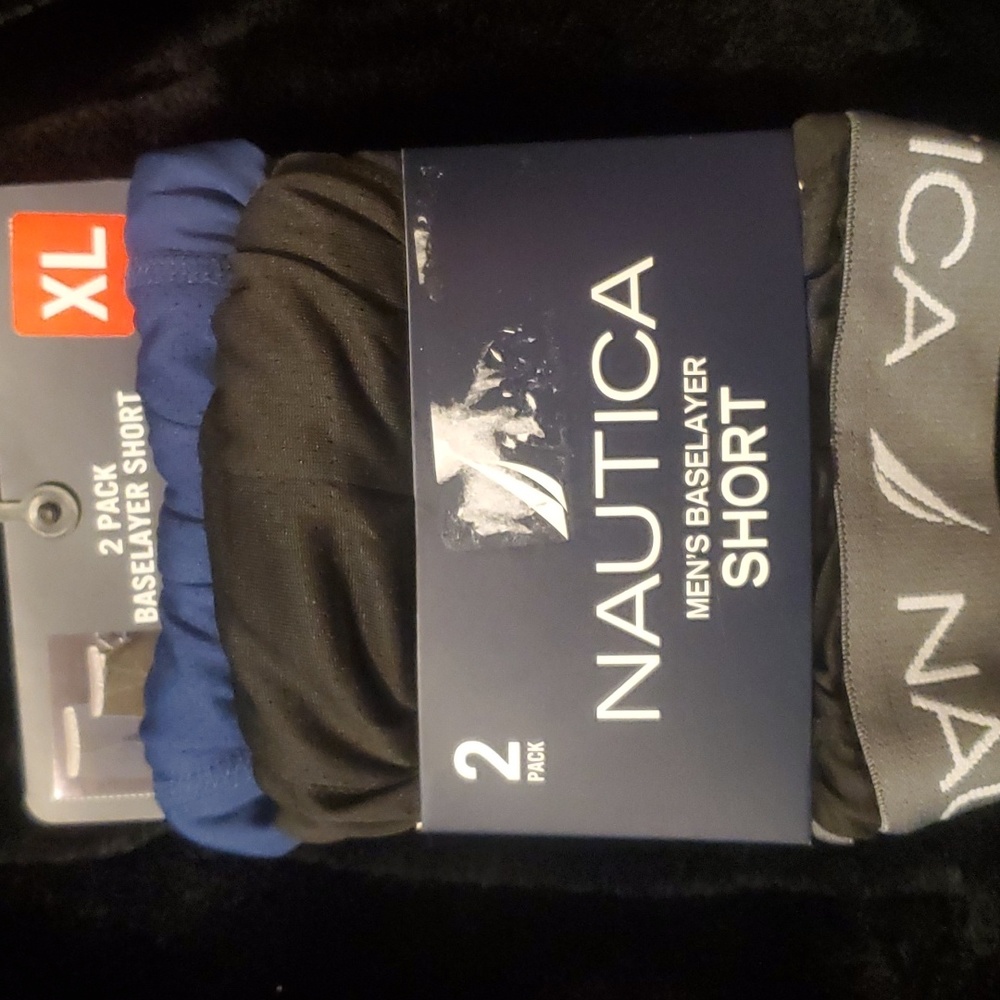 Nautica Men's XL 2 Pack Baselayer Short